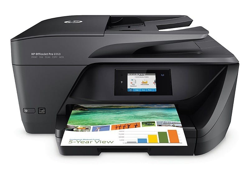 Imprimante Wi-Fi Couleur Jet d'encre tout-en-un HP Pro 8710 (D9L18A)