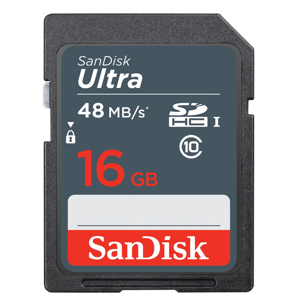 Carte SanDisk Ultra SDHC UHS-I - Classe 10
