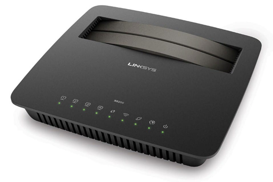 Linksys routeur X3500 Linksys N750 sans-fil double bande avec modem ADSL2+ et USB
