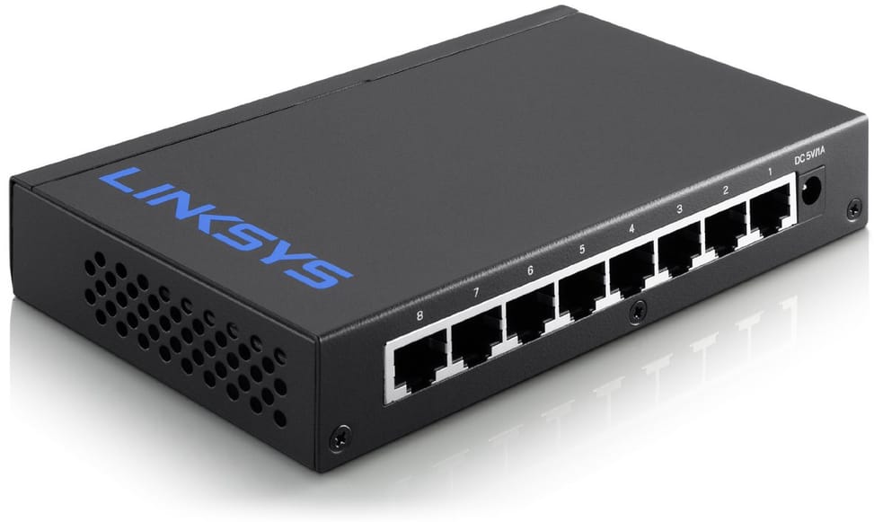 Switch non administrable Gigabit 8 ports LGS108 Linksys pour les entreprises