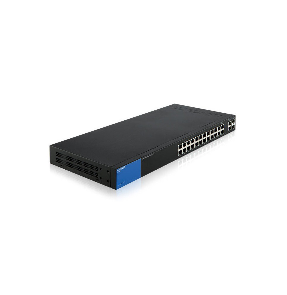 Switch POE+ administrable Linksys 18-Port Business Smart Gigabit LGS318P (16 ports + 2 ports combo SFP)