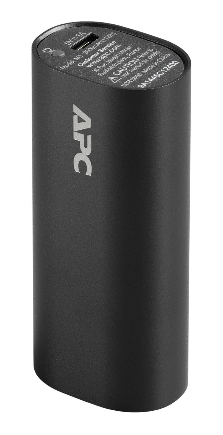 Batterie de secours portable APC M5BK 5000mAh Li-polymer (1x 5V/2,4A + 1x 5V/1A)