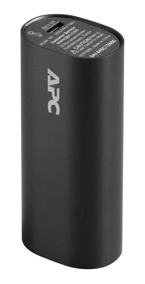 Batterie de secours portable PowerBank APC M3BK 3000mAh Li-ion (1x 5V/1A)