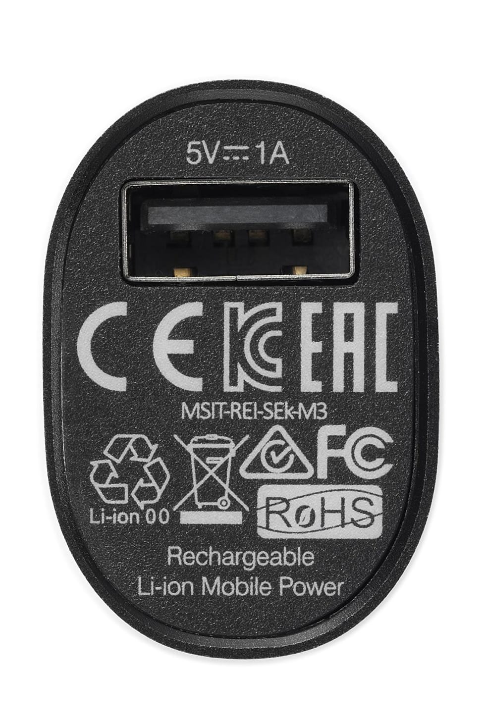 Batterie de secours portable APC M5BK 5000mAh Li-polymer (1x 5V/2,4A + 1x 5V/1A)
