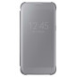 Clear View Cover Samsung S7 - Silver