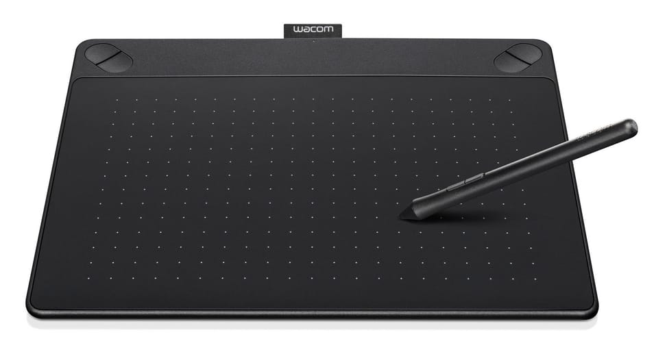 Tablette graphique Filaire créative tactile et à stylet Wacom Intuos Art Medium