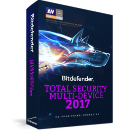 Bitdefender Total Security Multi-Device 2017 - 3 utilisateurs / appareils illimités