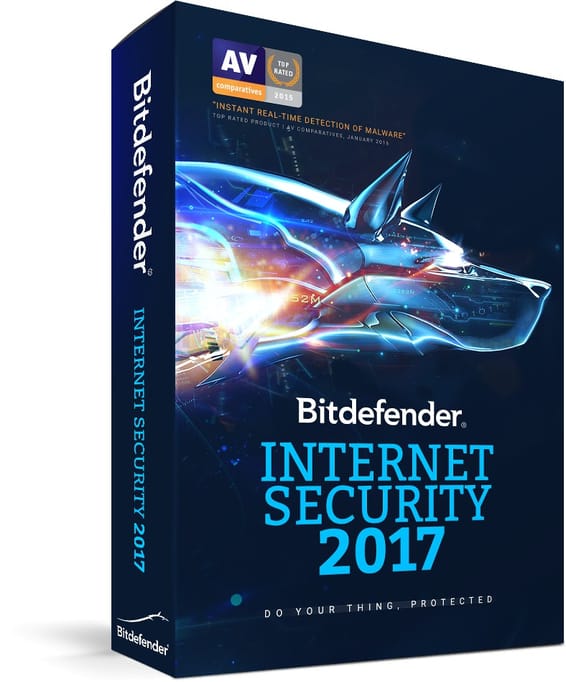 Bitdefender Internet Security 2017 - Version Boîte avec DVD