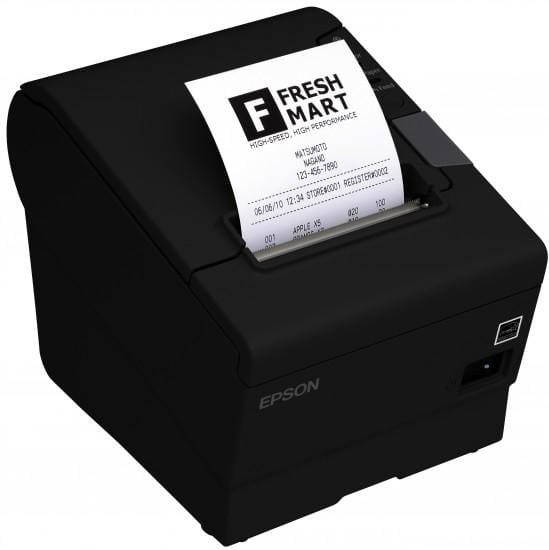 Imprimante de tickets réseau Epson TM-T88V (654): Ethernet UB-E04, PS, EDG, Buzzer, EU