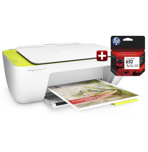Imprimante tout-en-un HP DeskJet Ink Advantage 2135 + Cartouche HP 652 Tri-couleur Offerte