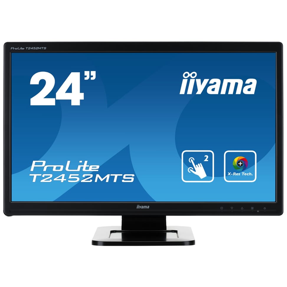 Moniteur IIYAMA Tactile 23.6 pouces Multi points (dual) Full HD ProLite T2452MTS-3