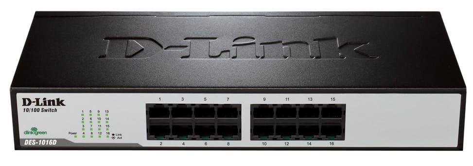 Switch Non Administrable D-Link 16-port 10/100Base-T (DES-1016D/E)