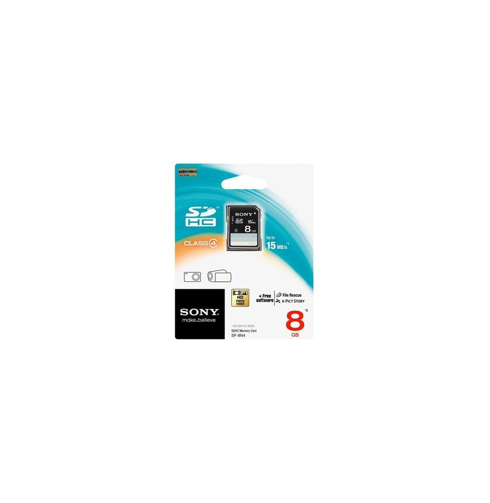Carte SONY SDHC 8GB CLASS 4