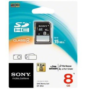 Carte SONY SDHC 8GB CLASS 4