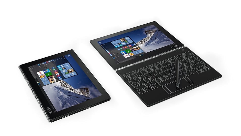 Lenovo 2-en-1 YOGA Book X91 avec Windows 10"