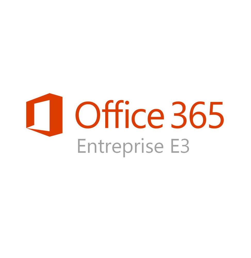 Microsoft Office 365 Entreprise E3 - Licence (Abonnement 1 an/ 1 utilisateur pour 5 PC ou Mac)