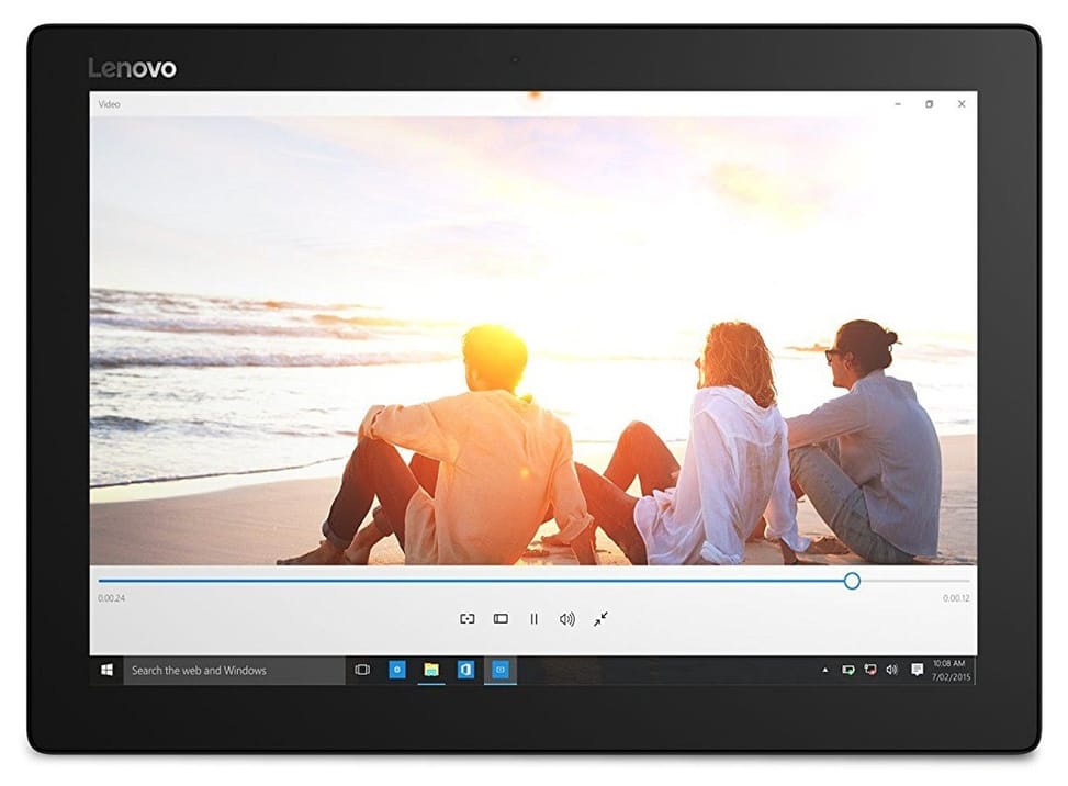 Tablette PC 2-en1 Lenovo Miix 510 Noir (80U100C4FE) — image 3