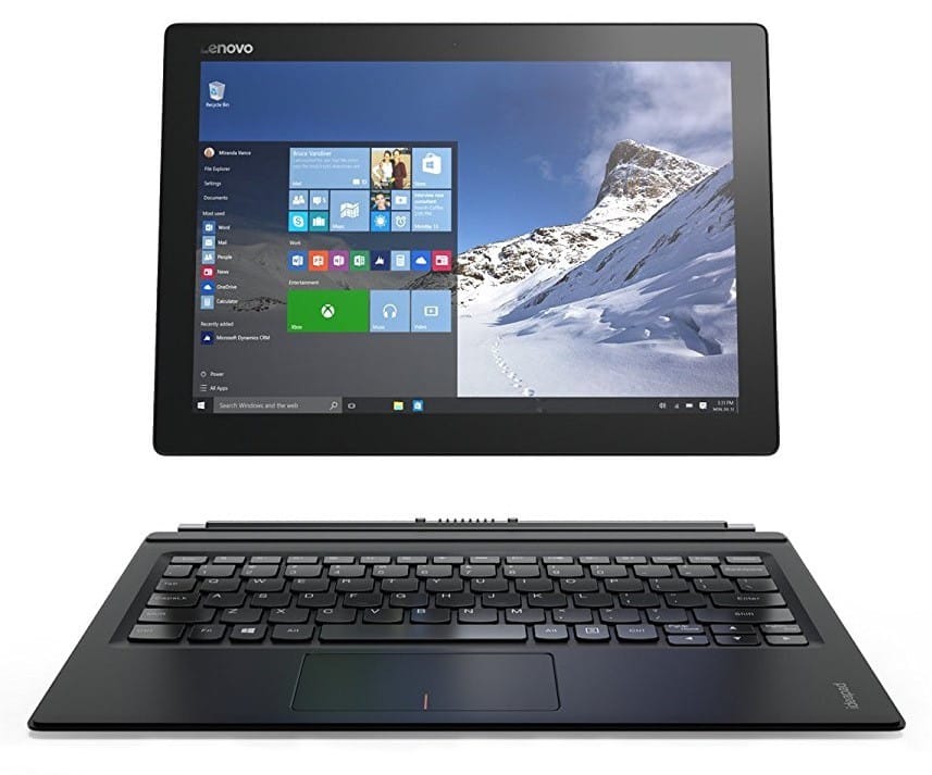 Tablette PC 2-en1 Lenovo Miix 510 Noir (80U100C4FE) — image 7