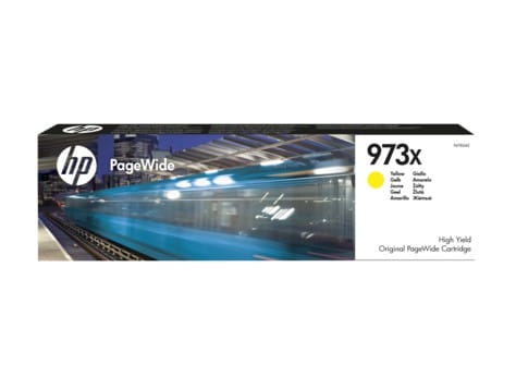 HP 973X Jaune - Cartouche PageWide grande capacité HP d'origine (F6T83AE)