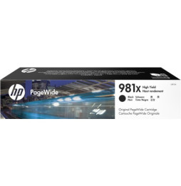 HP 981X Noir - Cartouche PageWide grande capacité HP d'origine (L0R12A)