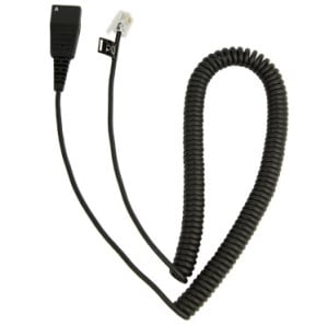 Cordon Jabra quick disconnect QD vers interface...