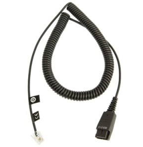 Cordon Jabra quick disconnect QD vers interface...