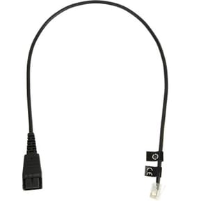 Cordon droit Jabra Quick Disconnect QD RJ10 0,5 mètre (8800-00-01)
