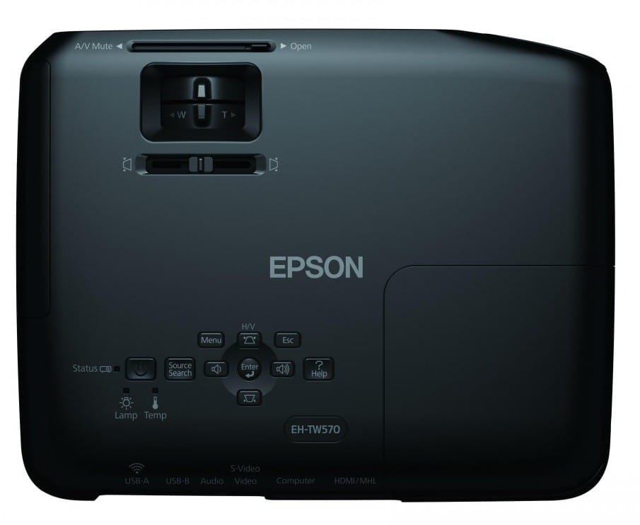 Vidéoprojecteur Home cinéma WXGA HD ready Epson EH-TW570 — image 2