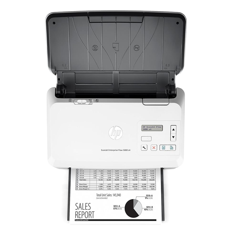 Scanner à alimentation feuille à feuille HP ScanJet Enterprise Flow 5000 s4 (L2755A)