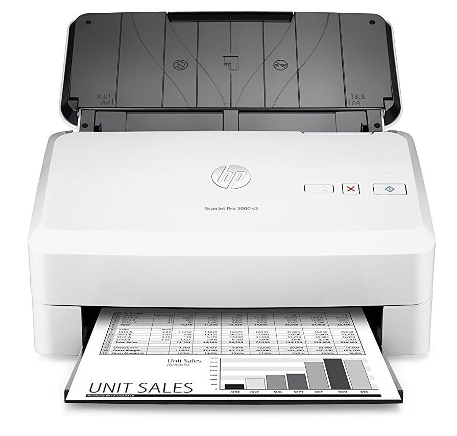 Scanner à alimentation feuille à feuille s3 HP Scanjet Pro 3000 (L2753A)