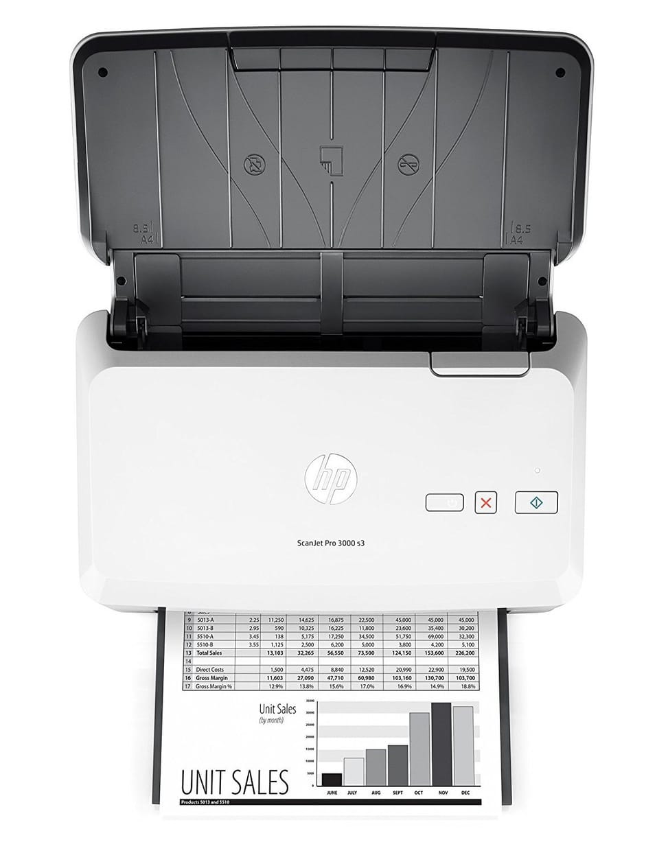Scanner à alimentation feuille à feuille s3 HP Scanjet Pro 3000 (L2753A)