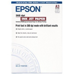 Papier Epson Couché 360 DPI A3 (200f)