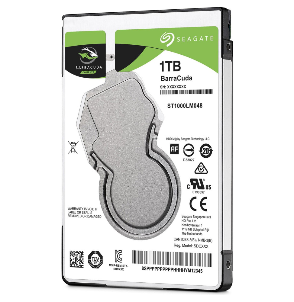 Disque dur interne 7mm Seagate BarraCuda 500 GB 1TB prix Maroc