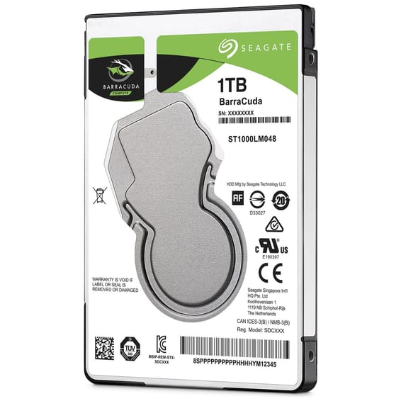 Disque dur interne 2.5" 7mm Seagate BarraCuda 500 GB / 1TB