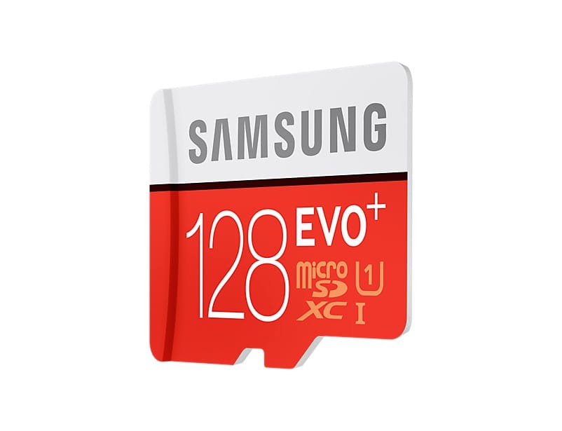 Carte mémoire Samsung 128 GB EVO Plus microSD Card (SD Adapter)