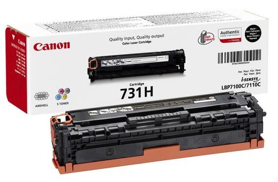 Canon 731H Noir - Toner Canon d'origine (6273B002AA)