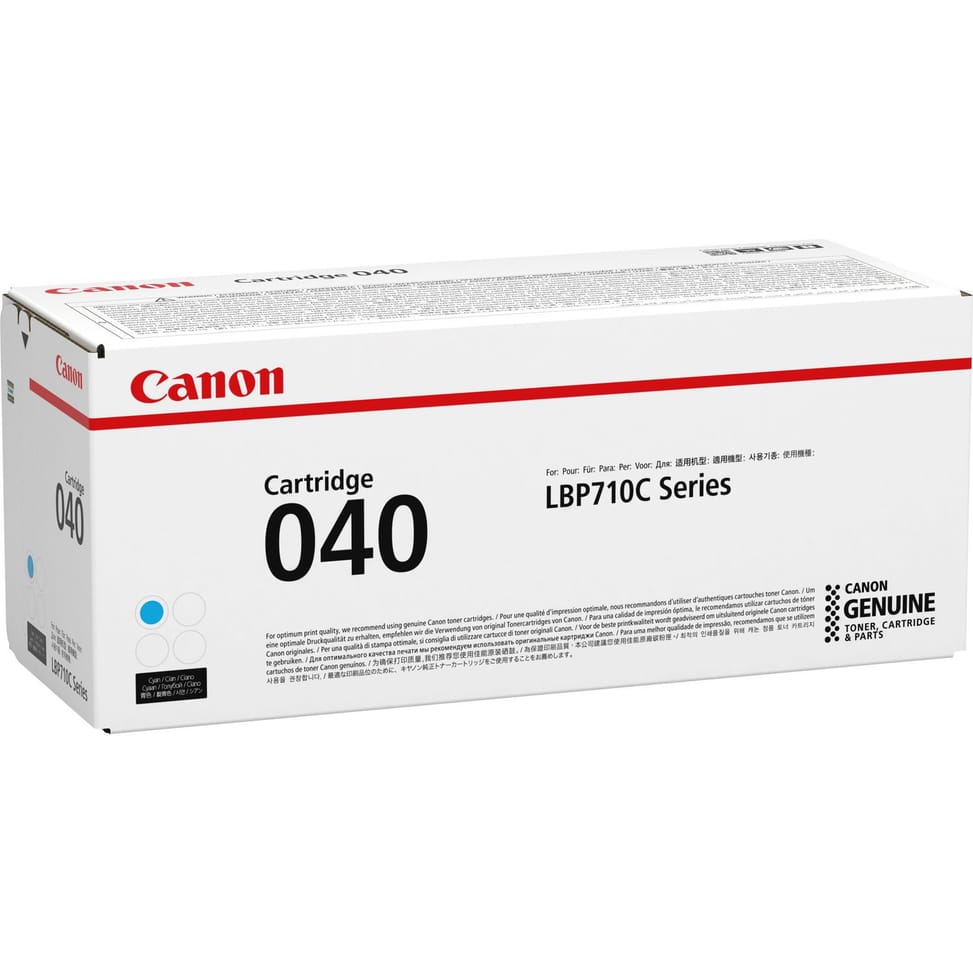 Canon 040 Cyan - Toner Canon d'origine (0458C001AA) — image 1