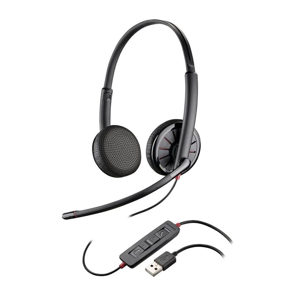 Micro casque filaire Plantronics Blackwire C320-M (optimisé pour Microsoft)