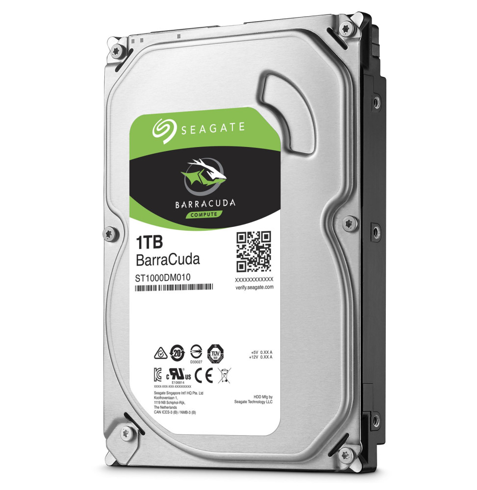 Disque dur interne 2.5" 7mm Seagate BarraCuda 1 To (ST1000LM048) Disque dur interne 2.5" 7mm Seagate BarraCuda 1 To (ST1000LM048)