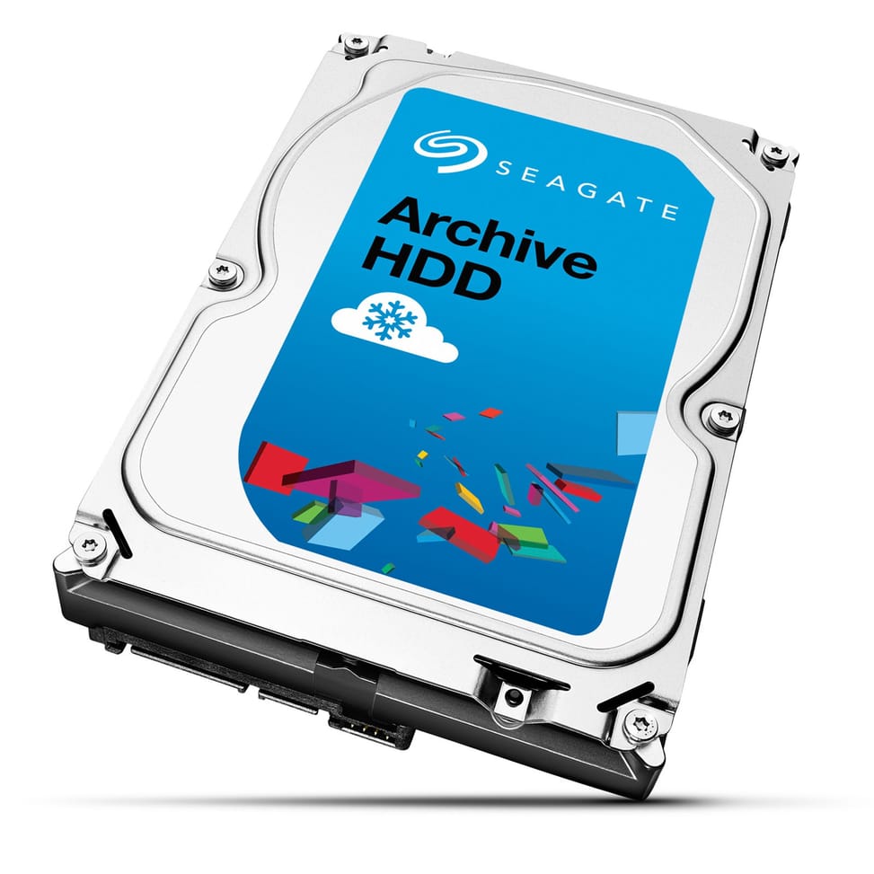 Disque dur 3.5" Seagate Surveillance HDD 6 To - 7200 RPM 128 Mo pour NAS vidéosurveillance