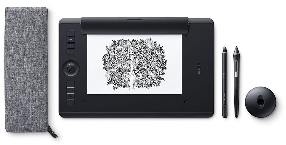 Tablette graphique professionnelle multi-touch Wacom Intuos Pro Medium Paper Edition