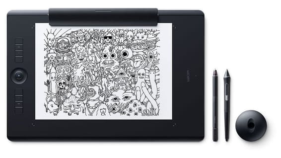 Tablette graphique professionnelle multi-touch Wacom Intuos Pro Medium Paper Edition