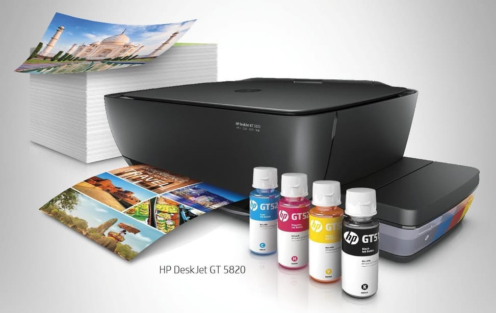 Multifonction Jet d'encre Couleur HP DeskJet GT 5810 avec des réservoirs intégrés d'encre