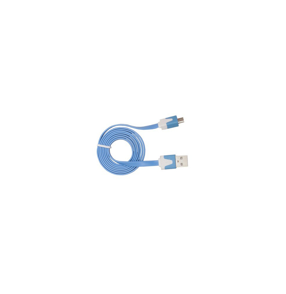 Urban Factory Câble USB/Micro USB pour Téléphone - Bleu