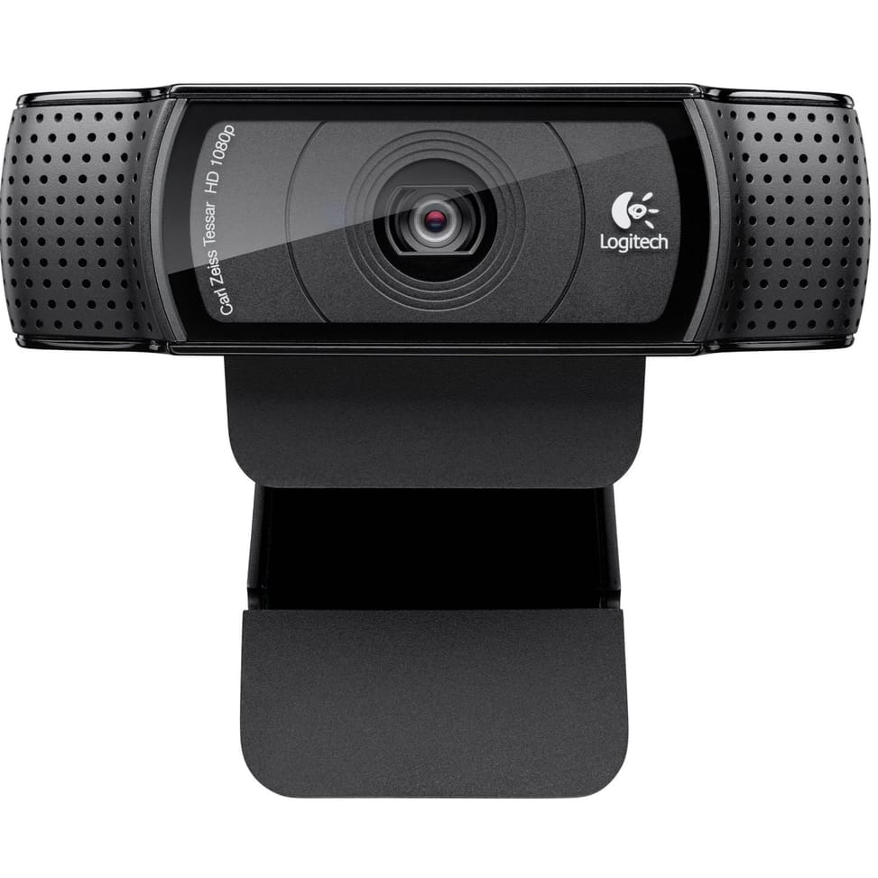 كاميرا ويب Logitech HD Pro C920 Refresh - Full HD 1080p مع ميكروفونين مدمجين — صورة 1