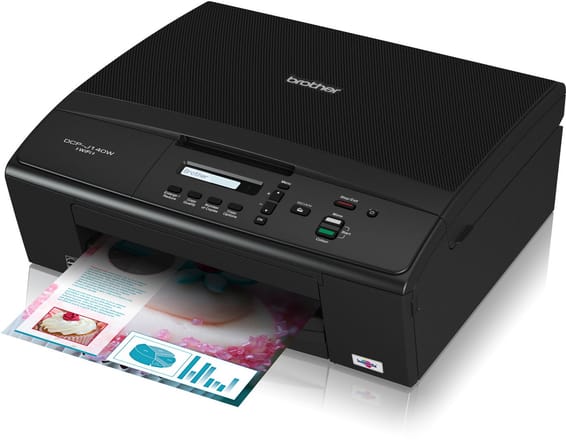 Imprimante jet d'encre couleur 3-en-1 wifi Brother DCP-J140W