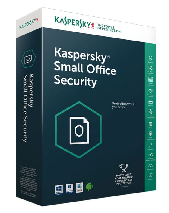 Kaspersky Small Office Security 5.0 - 5 server + 50 postes (KL4533XBQFS-MAG)