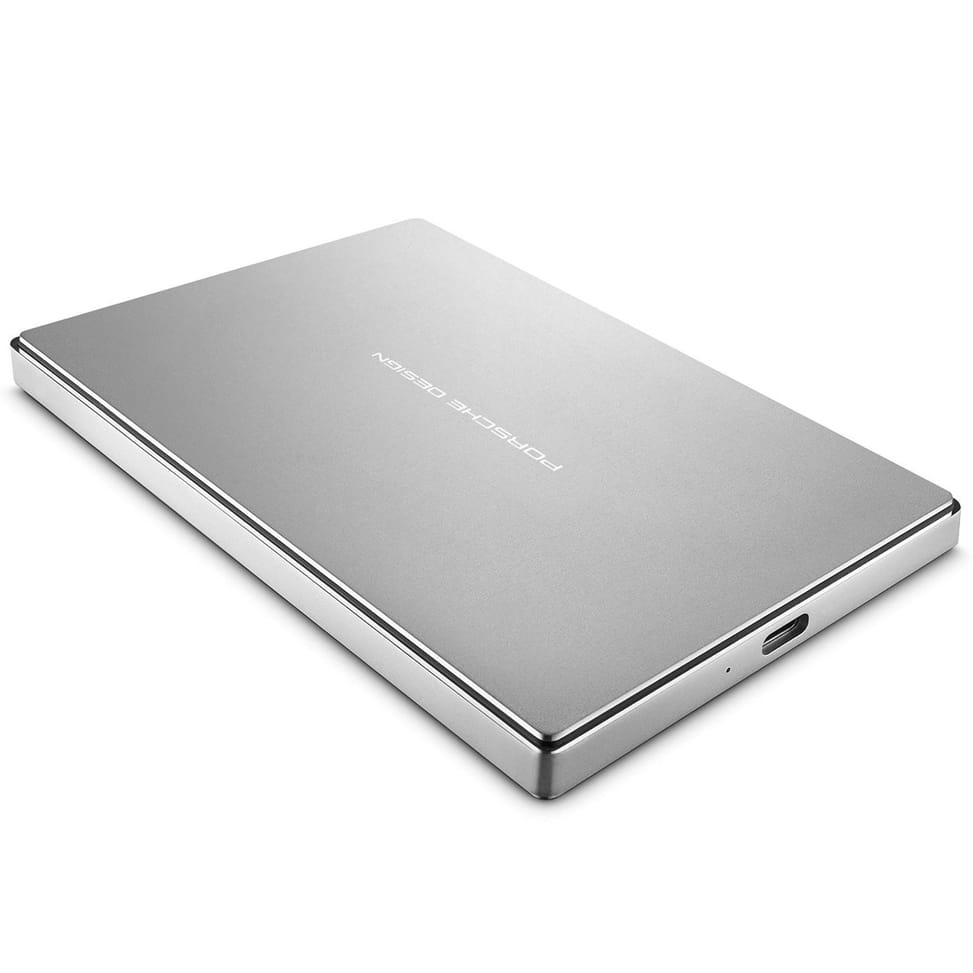 Disque dur portable en aluminium LaCie Porsche Design Mobile Drive Silver - USB 3.1 Type-C — image 9