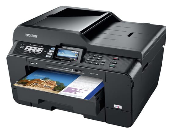 Imprimante jet d'encre couleur 4-en-1 wifi Brother MFC-J6910DW
