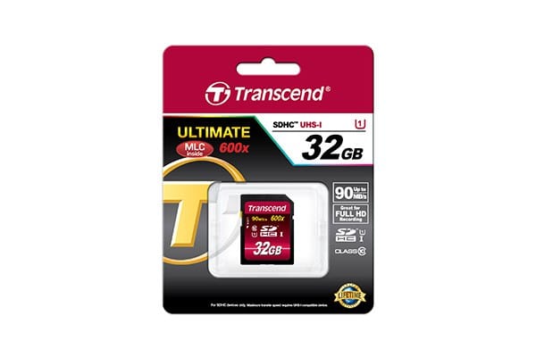 Carte mémoire Transcend 32GB SDHC CLASS (TS32GSDHC10U1) — image 2
